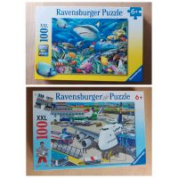 Set 2x Ravensburger Puzzle XXL 100Teile Flughafen Riff der Haie Baden-Württemberg - Urbach Vorschau