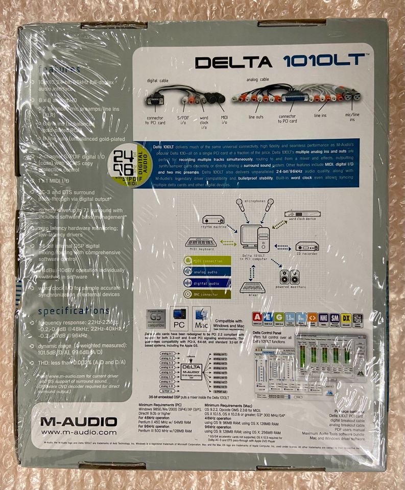 M-AUDIO DELTA 1010LT Profi-Soundkarte + Sound-Blaster Soundkarte in Weinheim