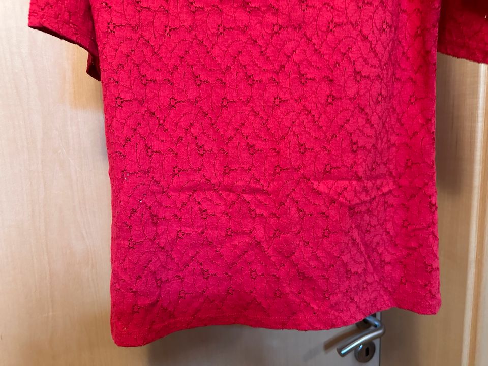 Street One Shirt Spitze Rot 40 NEU in Minden