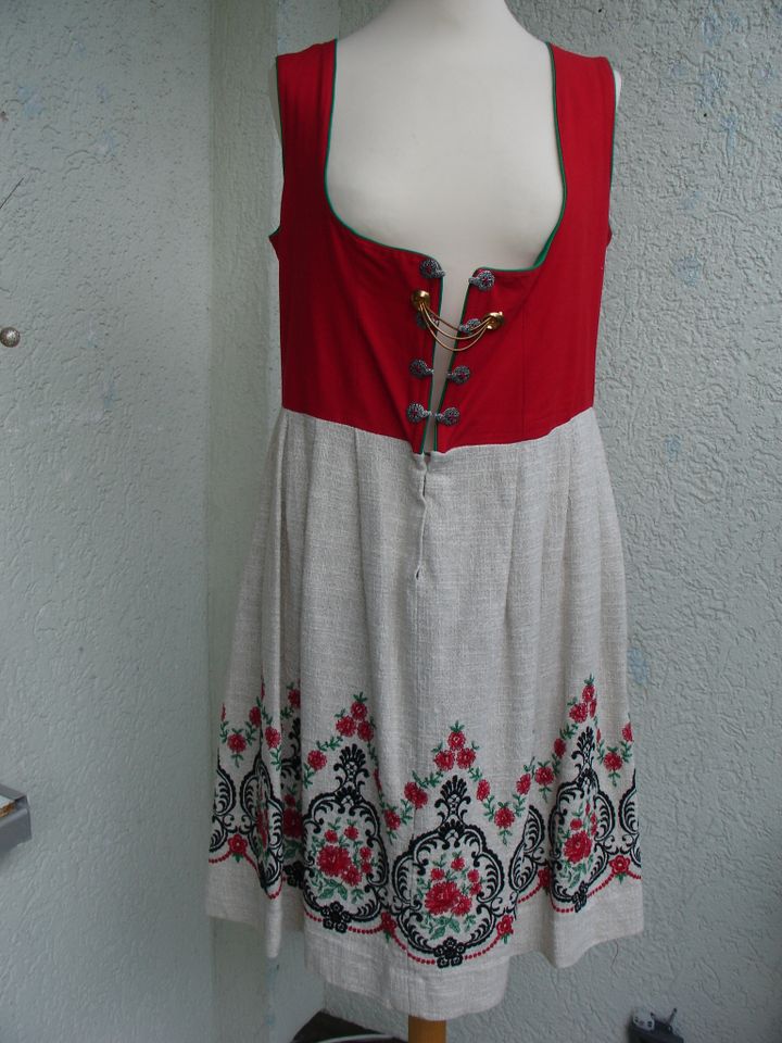 TRACHTENKLEID Vintage Dirndl Bluse Gr.46 Modestoff esbi Stickerei in Kiel