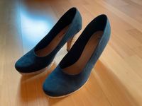 Tamaris Pumps High Heels Gr. 40 Korkabsatz schwarz Hessen - Körle Vorschau