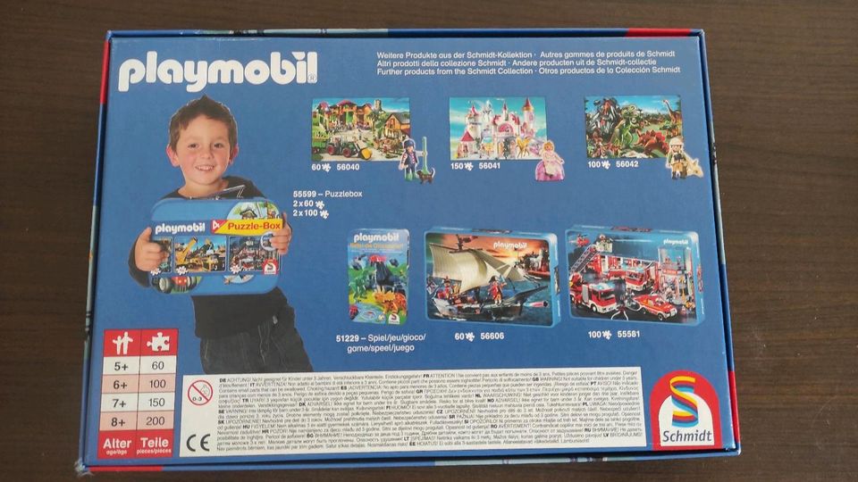 Playmobil Puzzle Flughafen 100 Teile Schmidt Spiele ab 6+ in Chieming