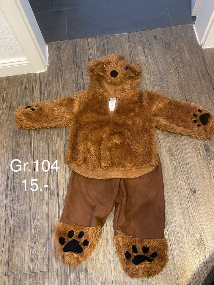 Kostüm Teddybär Bör Gr.104 nur 15.- ❤️ in Tönisvorst