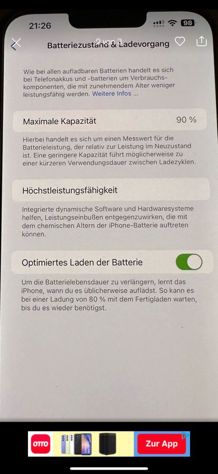 iPhone 13 Pro Max - wie neu! in Hamburg