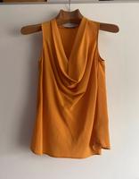 Etro Bluse Orange Gr. IT 40 Top Zustand Leicht 100% Seide West - Nied Vorschau