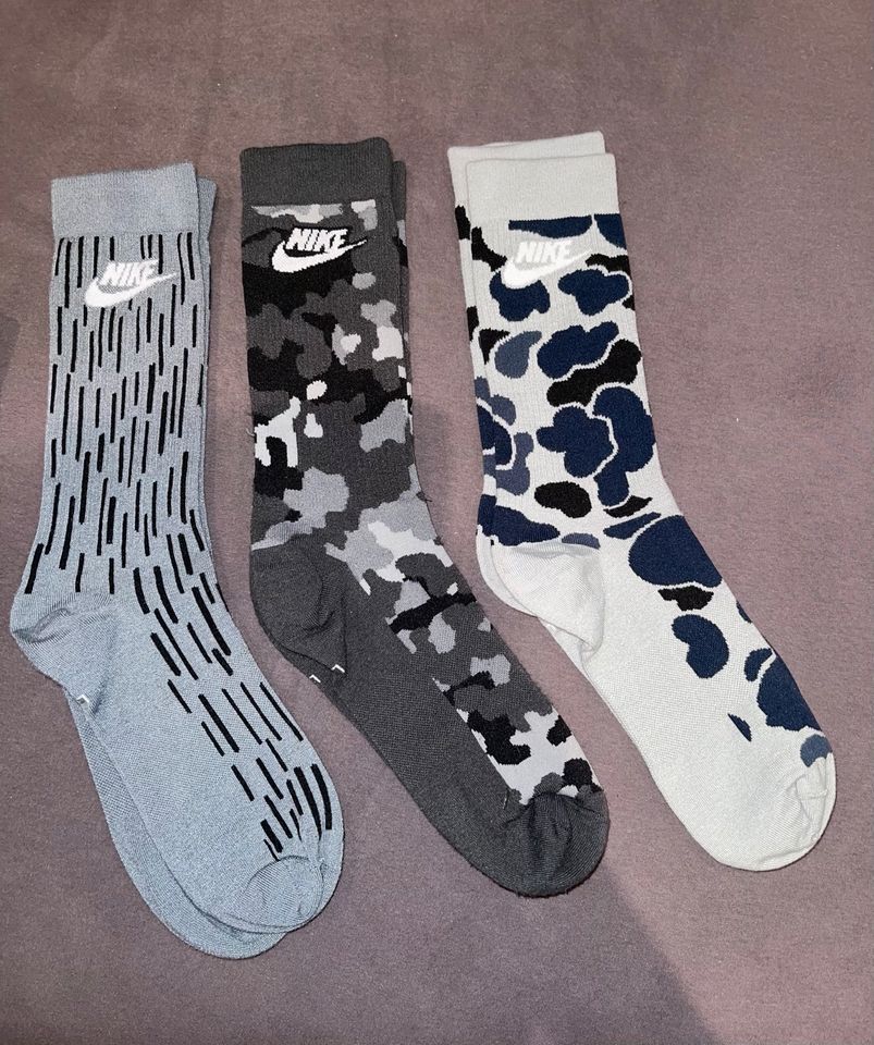 Nike Everyday Essential Crew Socken Gr. 42 - 46 Camo in Tautenhain