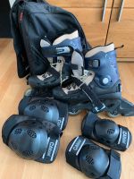 Inline Skates mit Rucksack und Knie-, Armschoner Nordrhein-Westfalen - Hellenthal Vorschau