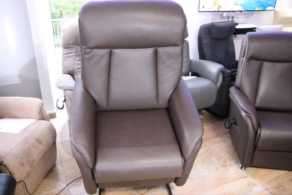 Hukla Reano Relaxsessel XL Leder mit Aufstehhilfe in Achim