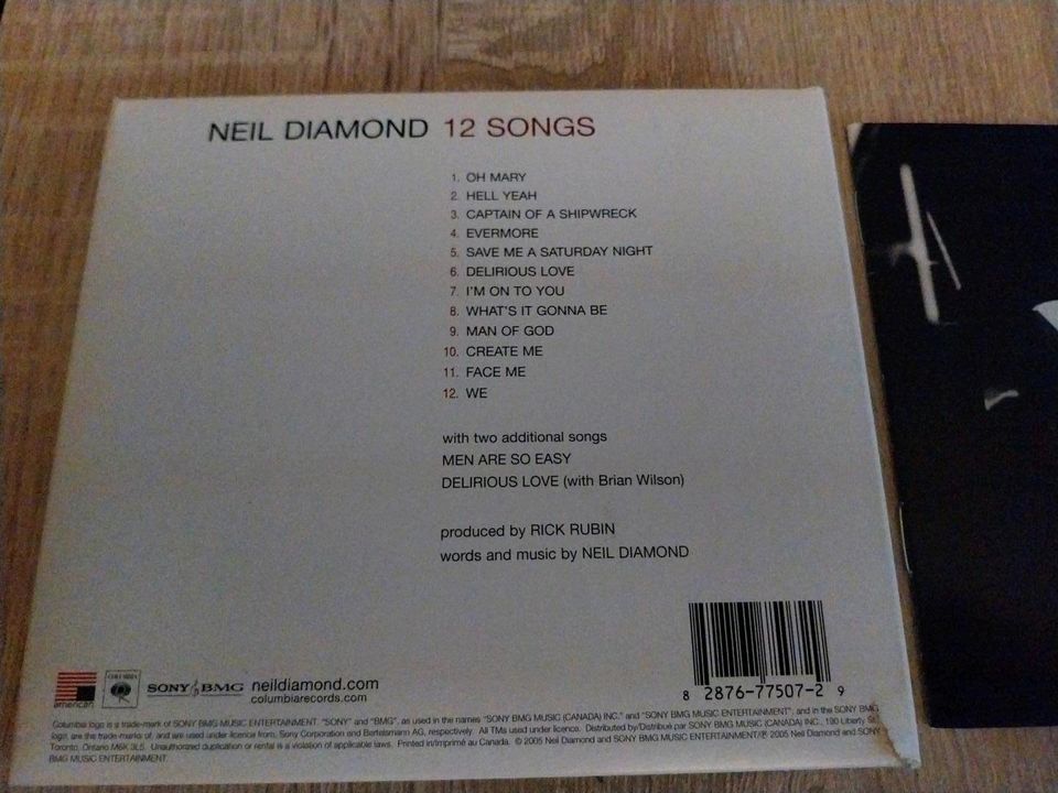 Cd Neil Diamond  - 12 Songs in Sottrum