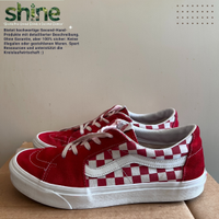 (Top Zustand) VANS Sk8-Low Racing Red/Checkerboard Bochum - Bochum-Süd Vorschau
