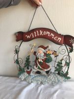Blechschild Weihnachten Willkommen Haustür deko Nordrhein-Westfalen - Herne Vorschau