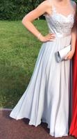 Abendkleid Ballkleid Abiball Silber Gr.36 Bayern - Redwitz a d Rodach Vorschau