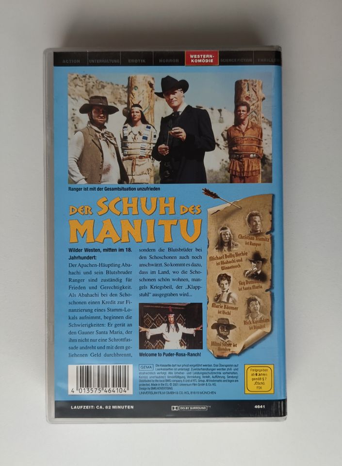 Der Schuh des Manitu - Herbig & Tramitz [VHS] Videokassette (BMG) in Oer-Erkenschwick