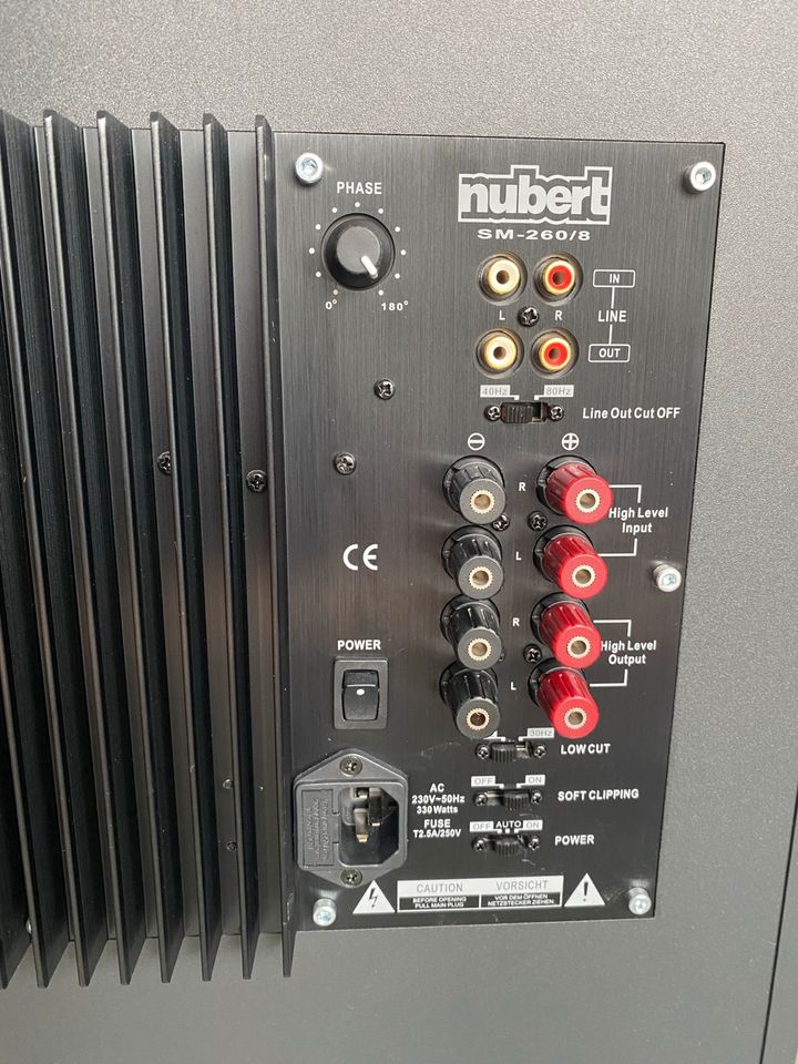 Nubert Subwoofer nuBox AW 991 Black & Black in Hanau