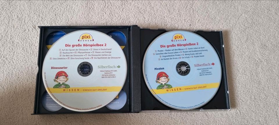 CD Hörspielbox 2 (Dinosaurier,  Piraten, Planeten und Sterne) in Freudental