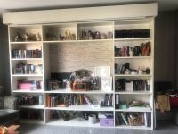 Bücherregalwand  weiß inclusive Leinwand für Beamer Nordrhein-Westfalen - Recklinghausen Vorschau