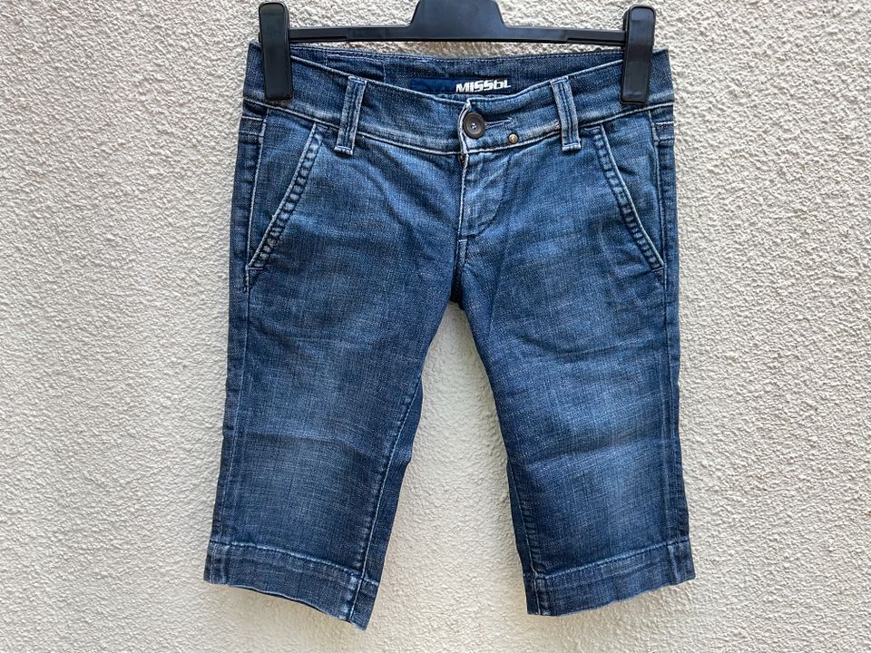 Miss Sixty Jeans Bermuda blau Größe 27 in Nürnberg (Mittelfr)