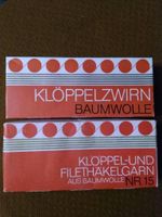 Klöppel und Filethäkelgarn, Baumwolle Brandenburg - Liebenwalde Vorschau