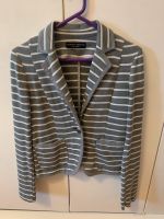 Dorothy Perkins EUR 38 Blazer Jacke grau weiß gestreift Streifen München - Laim Vorschau