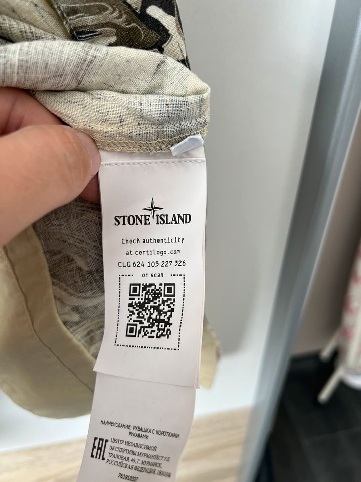 Stone Island Leinen Hemd in Wunstorf