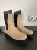 Zign Stiefel 39 beige schwarz Damen Leder Bayern - Bergrheinfeld Vorschau