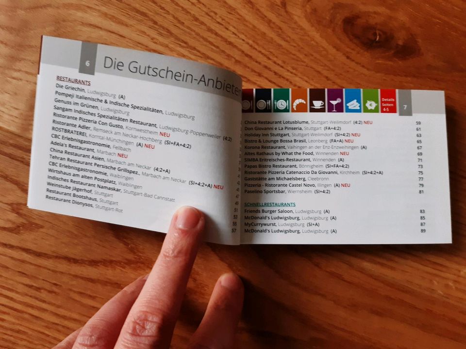 Gutscheinbuch Ludwigsburg inkl. 20€ Guthaben für bundesweit - NEU in Murr Württemberg