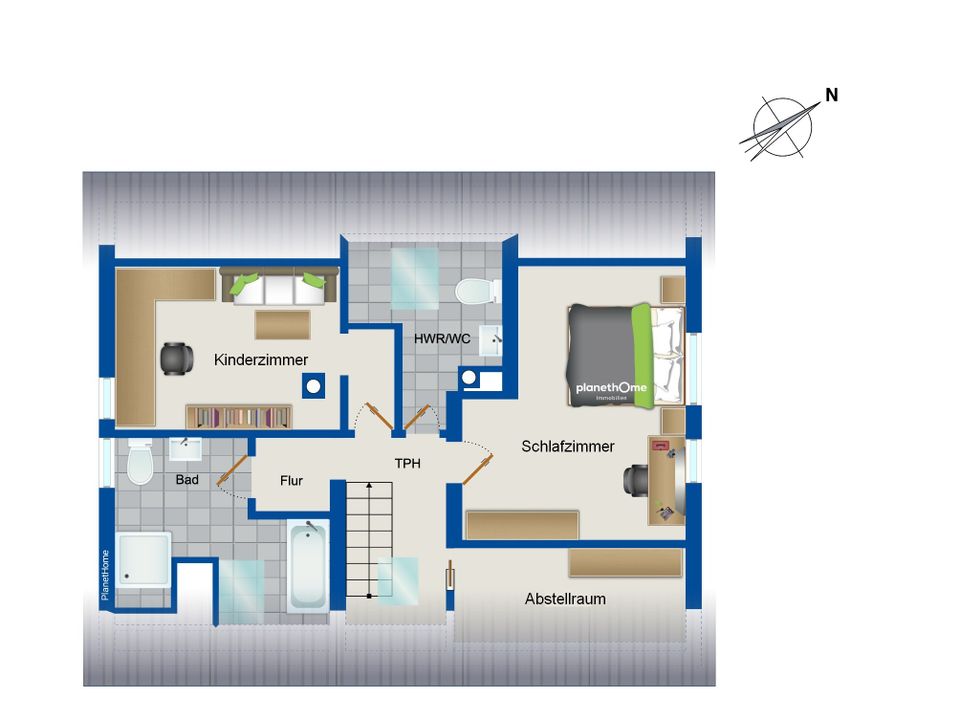 Gemütliche 4,5-Zimmer-Maisonette-Wohnung in Bad Friedrichshall in Bad Friedrichshall