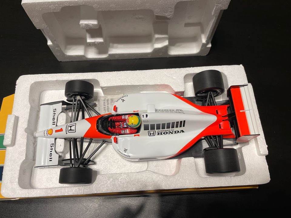 Ayrton Senna McLaren Honda 1:18 Minichamps in Schlehdorf