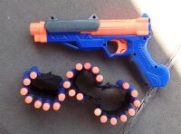 NERF Sharpfire Kinder Pistole, guter Zustand, 24 Schuss Munition Rheinland-Pfalz - Ramstein-Miesenbach Vorschau