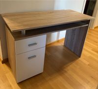 Forte Schreibtisch weiß eiche mit Schubladen Tisch Büro Zimmer Aubing-Lochhausen-Langwied - Aubing Vorschau