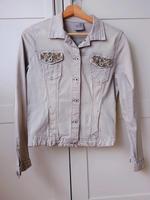 Jeansjacke mit Details grau Baden-Württemberg - Emmendingen Vorschau