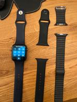 Apple Watch 4, 44 mm Space gray, Aluminium, + Lederarmband, ++ Baden-Württemberg - Remshalden Vorschau
