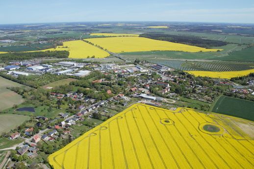 Rundflug Mecklenburgische Schweiz mit Laage – Güstrow – Teterow in Laage