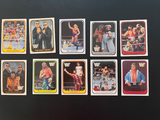 WWF WWE Wrestling Sammelkarten von Merlin 1991 in St. Wendel