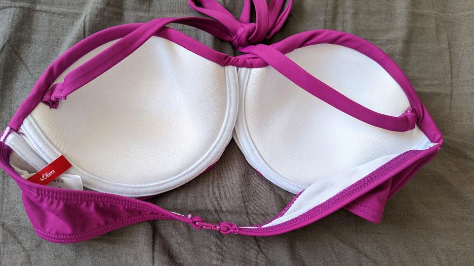 Neuwertiger pinker Bikini von S.Oliver Größe S/XS/34/36 in Lübeck