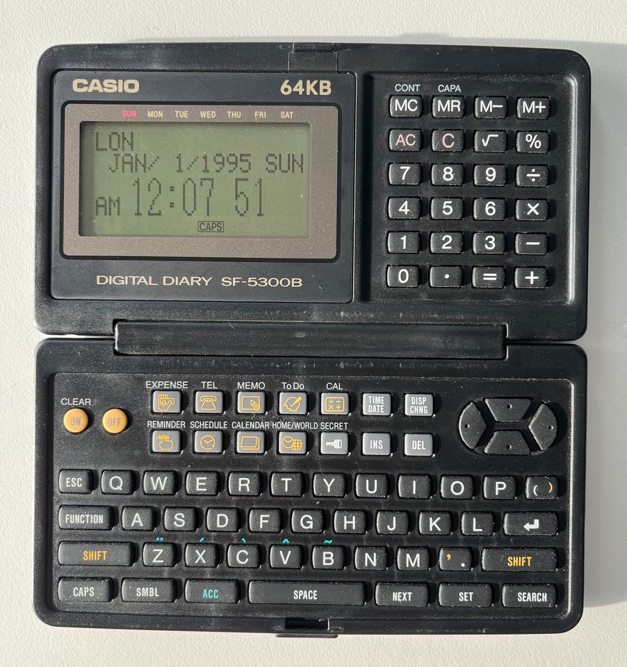 Casio SF-5300B Digital Diary in Filderstadt