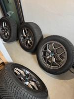 Original BMW Winterräder mit Felgen 245/55/18 Bayern - Fürth Vorschau