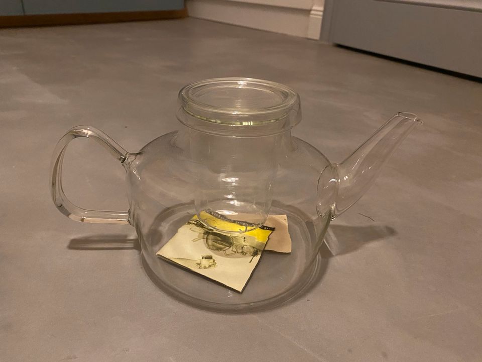 Neu: Original Teekanne Jenaer Glas 70er Jahre Schott Glas in Radebeul