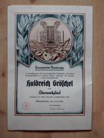 Gesangverein Neuensorga (Greiz), Urkunde 1934! Thüringen - Jena Vorschau