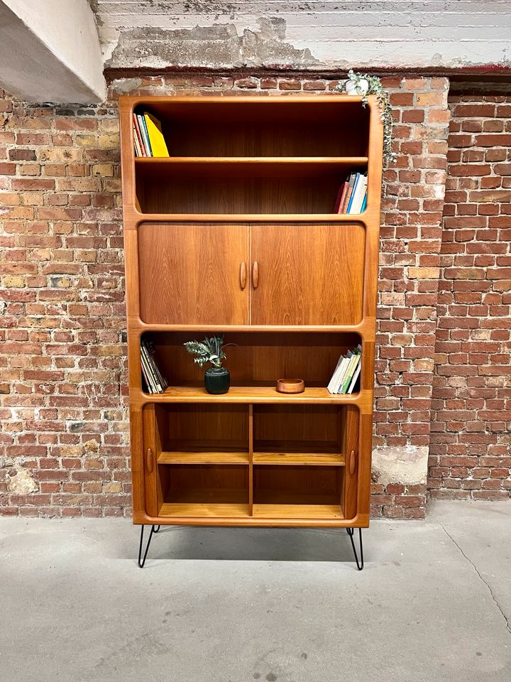 Teak Highboard Bücherschrank Regal Bar Dyrlund Retro Mid Century in Berlin