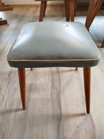 Stuhl Alter Hocker Retro Vintage grau Polster Federkern Bayern - Waging am See Vorschau