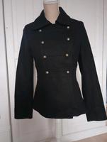 Mantel H u M Gr 34 bis 36 H u M schwarz Military Look schwarz neu Hessen - Sinntal Vorschau