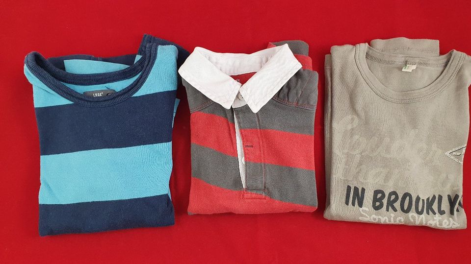 3 Longsleeve Langarmshirt Old Navy H&M Benetton 110 116 Set Paket in Fürth