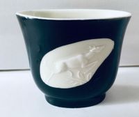 Hutschenreuther kleine ovale Vase 6,5 hoch schwarz Hirsch um 1950 Schleswig-Holstein - Norderstedt Vorschau