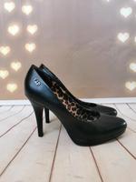Graceland Pumps mit rote Sohle Innenfutter Leopardendesign Gr. 37 Bayern - Hohenthann Vorschau