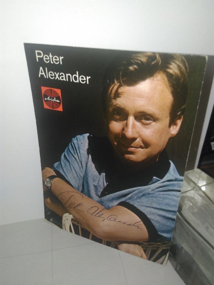 Peter Alexander Autogrammkarte Original Signiert in Bickenbach