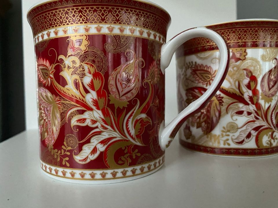 Becher rot/weiss, Tasse in Hamburg