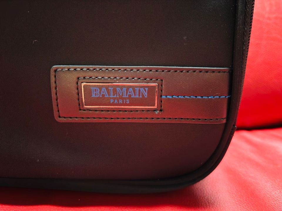 BALMAIN PARIS Umhängetasche Schwarz Nylon in Rheinberg