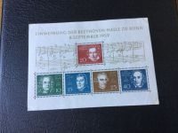Briefmarkenblock Einweihung Beethovenhalle 1959 Bonn Postfrisch Baden-Württemberg - Besigheim Vorschau