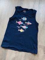 Dunkelblaues Top Shirt Sommer Topomini Größe 98 Fische Glitzer Sachsen - Markkleeberg Vorschau